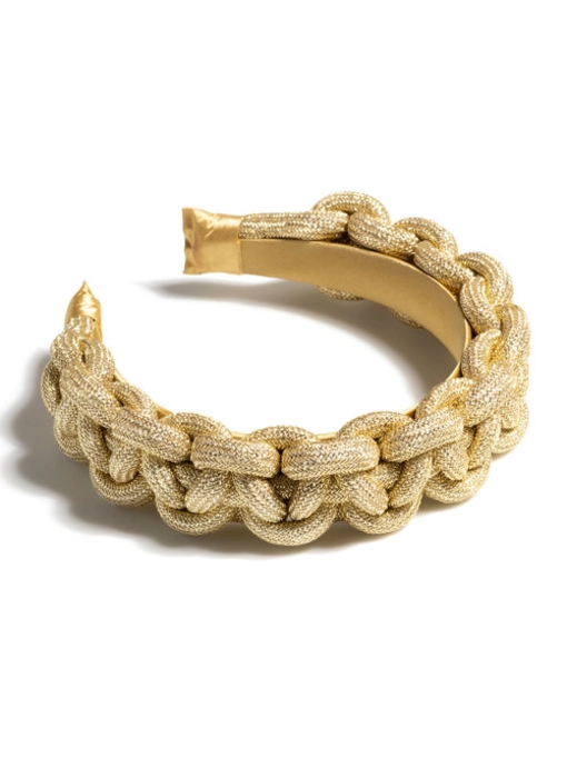Braided Headband Gold