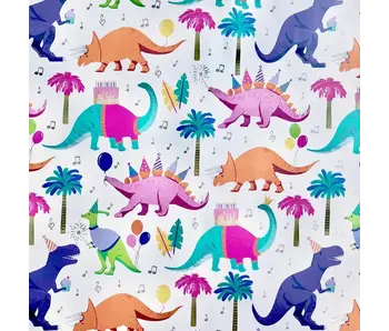 Dino Party Gift Wrap - Roll