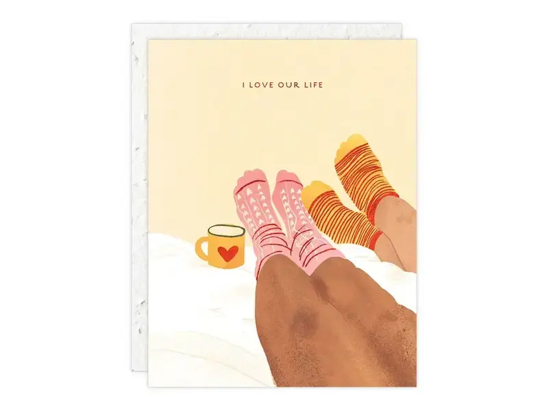 Seedlings Love Our Life Card