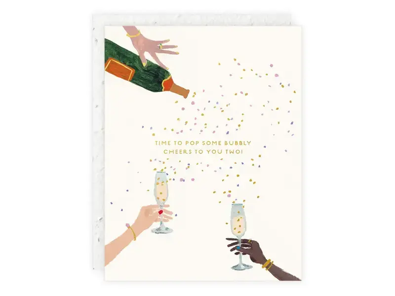 Seedlings Pop Some Bubbly Card
