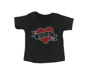 I Heart Mom Tattoo Kids Tee | 4T