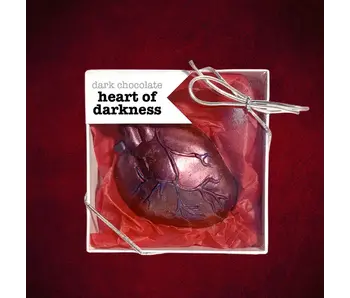 Heart of Darkness - dark chocolate anatomical heart