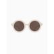 Euro Round Sweet Cream Sunglasses 0-2 Years