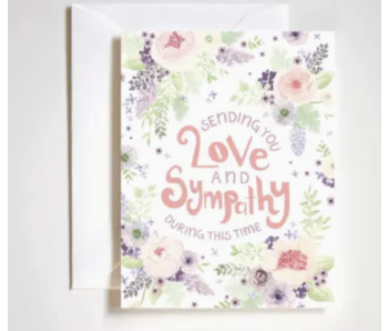 sending love and sympathy card