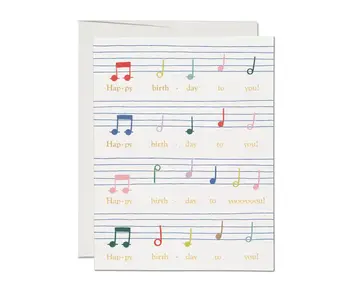 Birthday Song greeting card