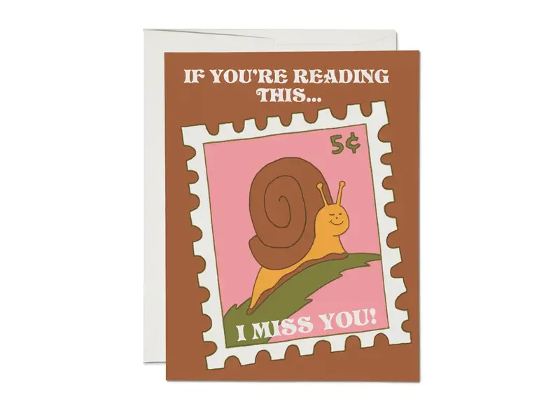 Red Cap Cards If You're Reading This friendship greeting card