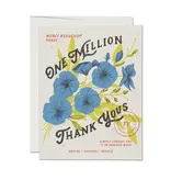 Red Cap Cards One Million thank you greeting card