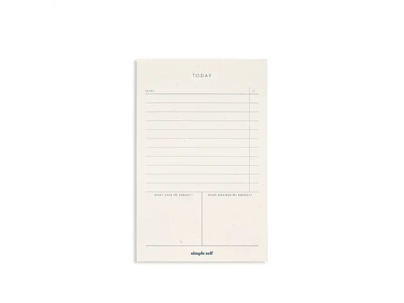 Simple Self Today Notepad