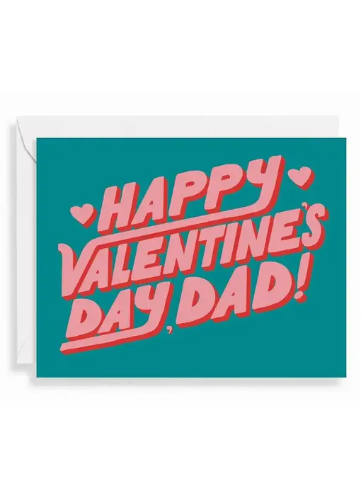 Wavy Dad Valentine Card