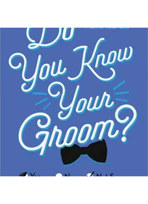 Do You Know Your Groom? Book
