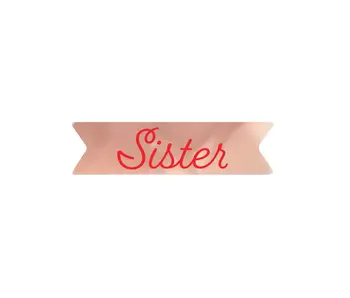 Sister Hair Clip Pink