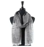 pretty persuasions Outerbanks Lightweight Scarf Black