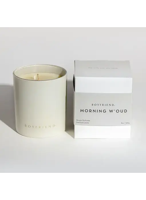 Boyfriend Morning W'oud Candle 8.0 oz