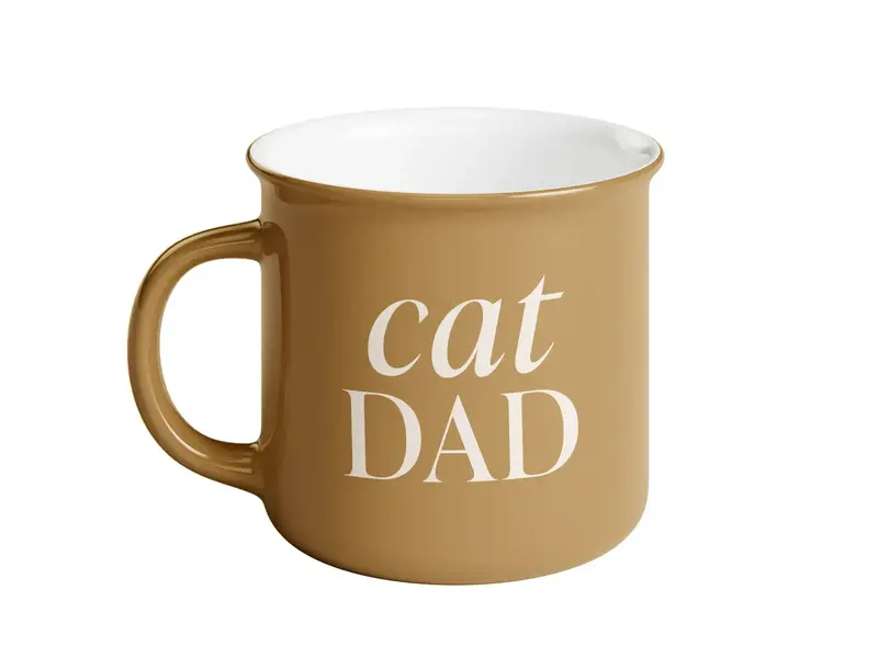 Sweet Water Decor Cat Dad 11 oz Campfire Coffee Mug