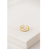 Lover's Tempo Marquise Ring Gold