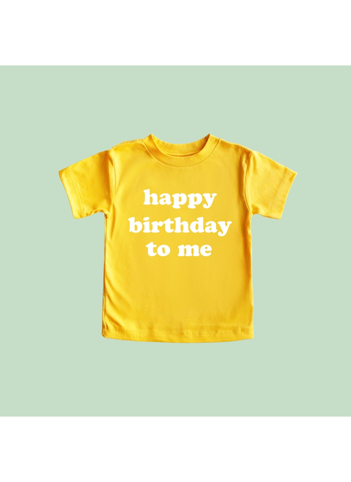 Happy Birthday To Me Toddler and Youth Shirt Blue