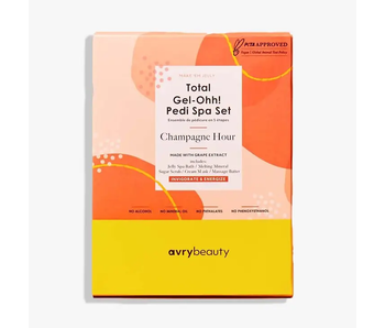 Champagne Hour Total Gel-Ohh! Pedi Spa Set