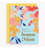 Paper Source Bonus Mom Painted Floral Mother's Day Card