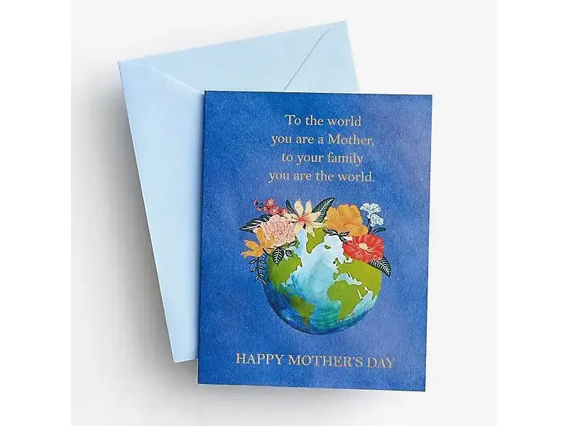 Paper Source Floral World Mother's Day Card