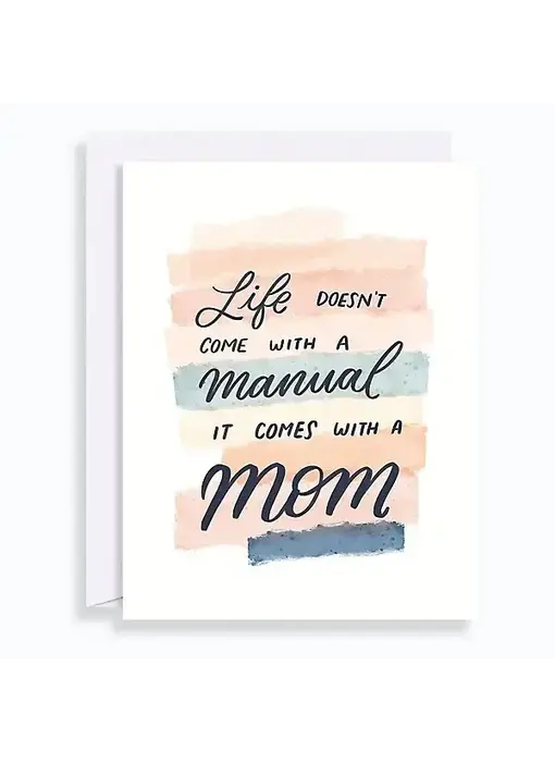 Life Manual Mother's Day Card