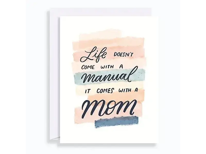 Paper Source Life Manual Mother's Day Card