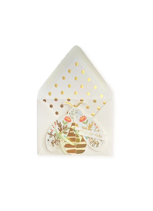 Bee Is For Baby Greeting Card