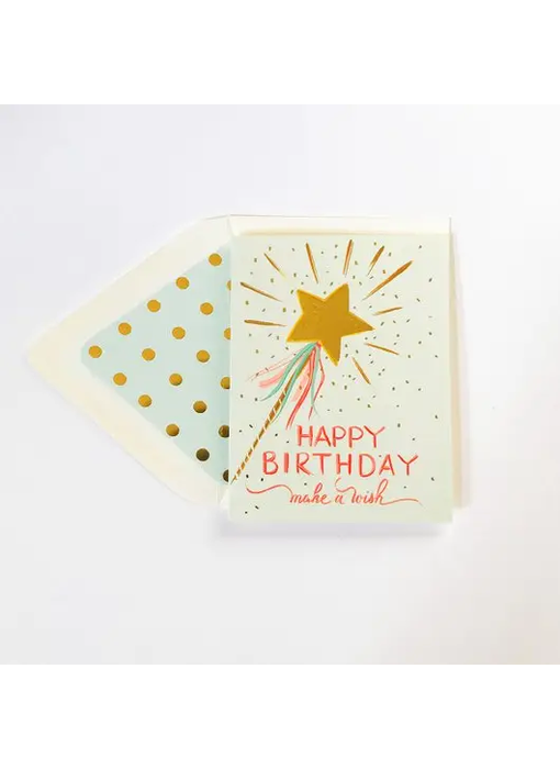 Make A Wish Stars Birthday Greeting Card