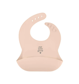 Stephan Baby by Creative Brands Silicone Bib - Eat. Love. Grow.
