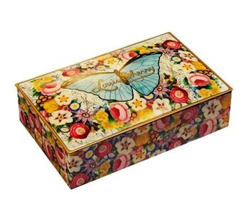 John Derian Butterfly 12 Piece Chocolate Truffles Tin