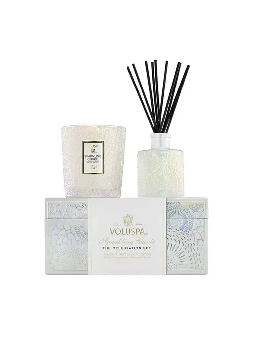 Sparkling Cuvee Candle Diffuser Gift Set