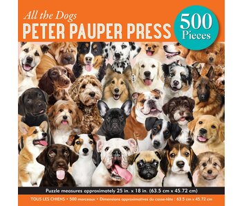 All the Dogs 500 Piece Jigsaw Puzzle