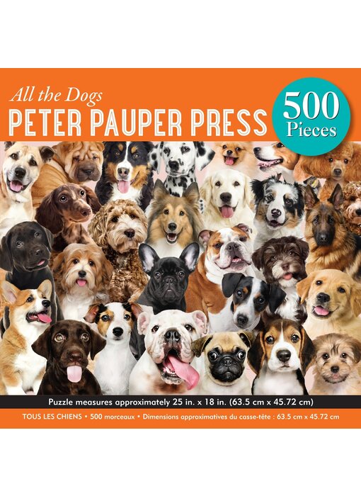 All the Dogs 500 Piece Jigsaw Puzzle