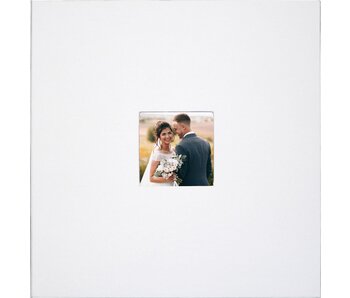 White Linen Photo Album (40 Self-Adhesive Pages)