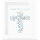 Blue First Communion Card