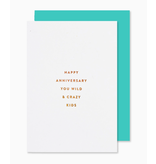 The Social Type Crazy Kid Petite Anniversary Card