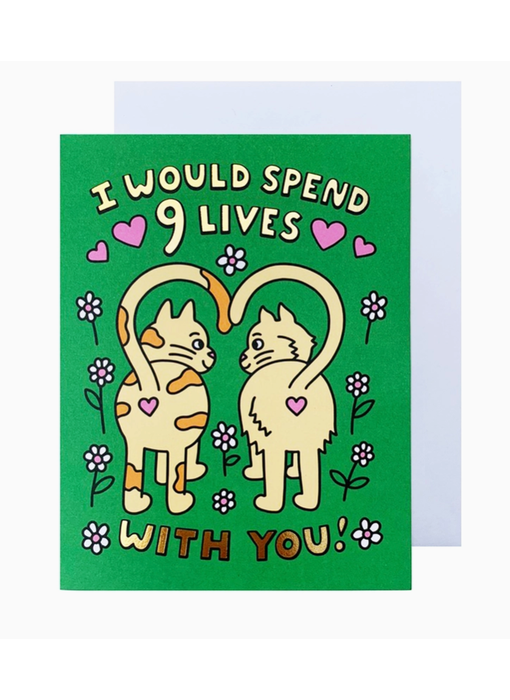 9 Lives Anniversary Card
