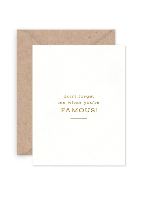 Famous Greeting Card