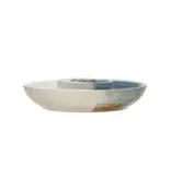 Bloomingville Hand-Painted Stoneware Chip and Dip, Reactive Glaze