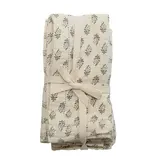 Creative Co-OP Napkins with Printed Floral Pattern, Set of 4