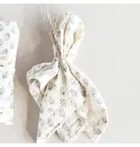 Creative Co-OP Napkins with Printed Floral Pattern, Set of 4