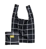 Origional Duckhead Black Grid Reusable Eco Friendly Shopping Bag