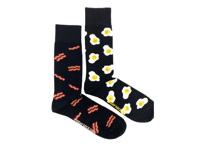 Friday Sock Co Men's Socks | Bacon & Eggs