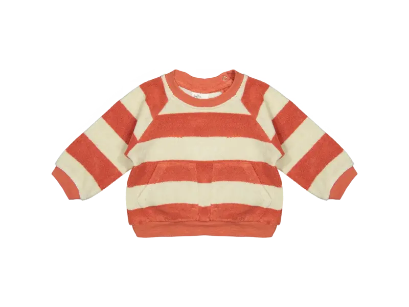 Riffle Amsterdam Sweater Milo Terry Block Stripe