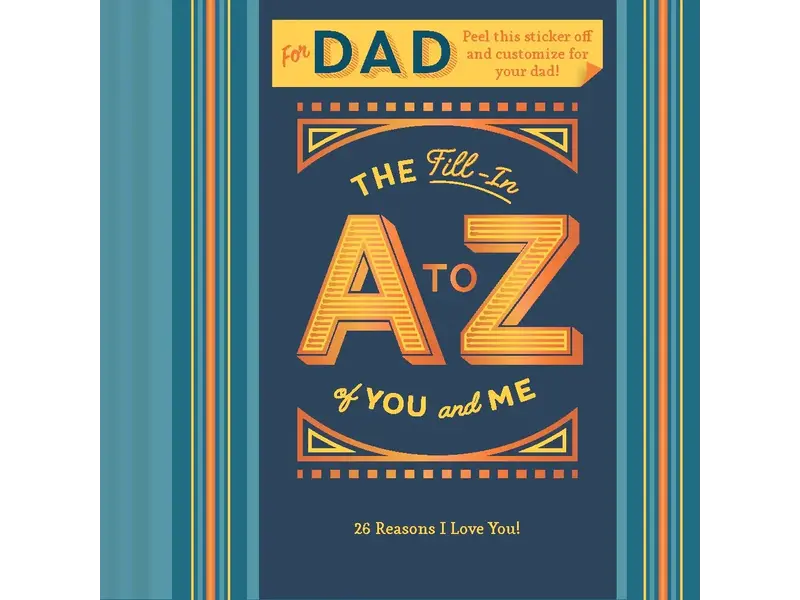 Chronicle Books Fill-In A to Z of You and Me: For Dad