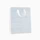 Blue Painted Stripe Gift Bag