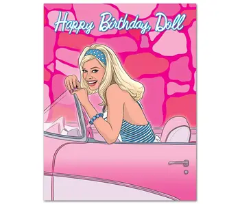 Margot Happy Birthday, Doll Card
