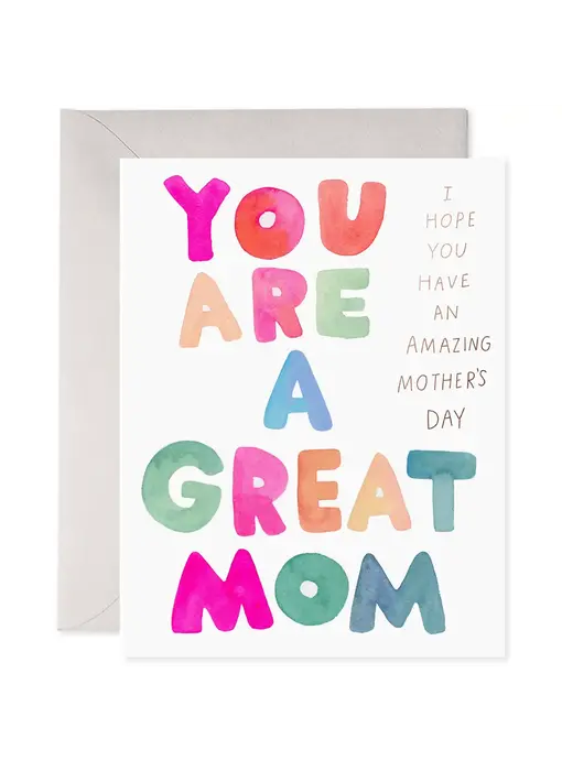 A Great Mom | Mother's Day Greeting Card