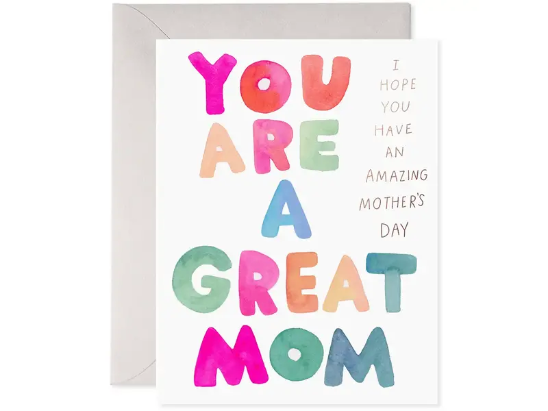 Efrances A Great Mom | Mother's Day Greeting Card