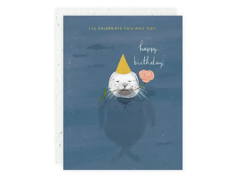 Seedlings Celebrate You Any Day - Birthday Card
