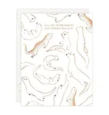 Seedlings Otters - Baby Card